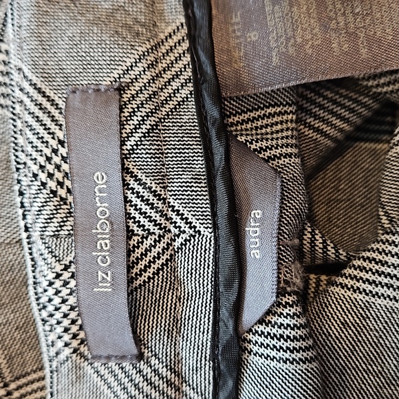 Liz Claiborne Audra Gray Plaid Pants - Picture 8 of 9